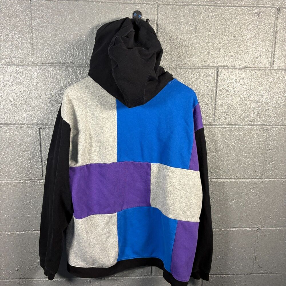 LEGO x Target Hoodie Men's XL Black Blue Purple Colorblock Pullover
